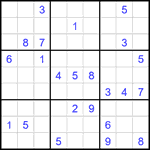 Судоку 9х9 #2475 очень трудный