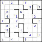 Судоку-пазл 9х9 #373 средний