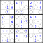 Судоку “Чет-нечет” 9х9 #318 легкий