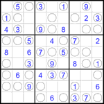 Судоку “Чет-нечет” 9х9 #319 легкий