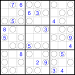 Судоку “Чет-нечет” 9х9 #311 трудный