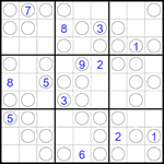 Судоку “Чет-нечет” 9х9 #313 трудный