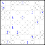 Судоку “Чет-нечет” 9х9 #306 очень трудный