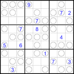 Судоку “Чет-нечет” 9х9 #309 очень трудный