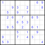 Судоку 9х9 #2517 легкий