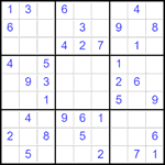 Судоку 9х9 #2523 легкий