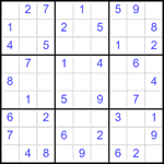 Судоку 9х9 #2526 легкий