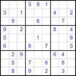 Судоку 9х9 #2530 легкий