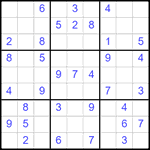 Судоку 9х9 #2531 легкий