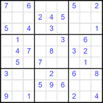 Судоку 9х9 #2534 легкий