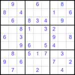 Судоку 9х9 #2535 легкий