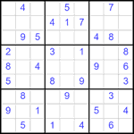 Судоку 9х9 #2536 легкий