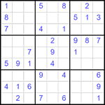 Судоку 9х9 #2538 легкий