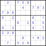 Судоку 9х9 #2541 легкий