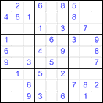 Судоку 9х9 #2543 легкий