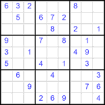 Судоку 9х9 #2545 легкий