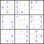 Судоку 9х9 #2548 легкий