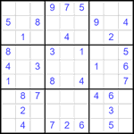 Судоку 9х9 #2555 легкий