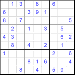 Судоку 9х9 #2559 легкий