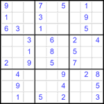 Судоку 9х9 #2564 легкий