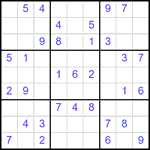 Судоку 9х9 #2566 легкий