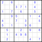 Судоку 9х9 #2568 легкий