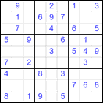 Судоку 9х9 #2569 легкий