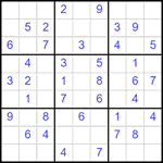 Судоку 9х9 #2572 легкий
