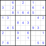 Судоку 9х9 #2574 легкий