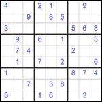 Судоку 9х9 #2579 легкий