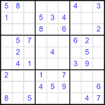 Судоку 9х9 #2591 легкий