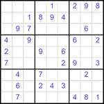 Судоку 9х9 #2596 легкий