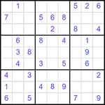 Судоку 9х9 #2598 легкий