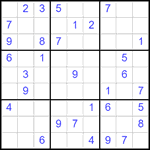 Судоку 9х9 #2482 средний