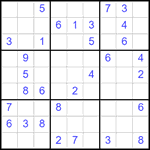 Судоку 9х9 #2503 средний