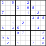 Судоку 9х9 #2505 средний