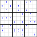 Судоку 9х9 #2506 средний
