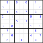 Судоку 9х9 #2510 средний