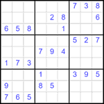 Судоку 9х9 #2511 средний