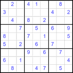 Судоку 9х9 #2517 средний