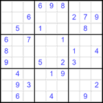 Судоку 9х9 #2524 средний