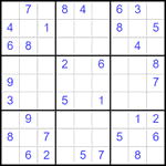 Судоку 9х9 #2530 средний