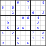 Судоку 9х9 #2532 средний