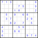 Судоку 9х9 #2533 средний
