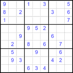 Судоку 9х9 #2540 средний