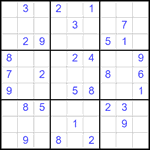 Судоку 9х9 #2542 средний