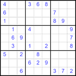 Судоку 9х9 #2552 средний