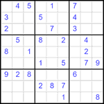 Судоку 9х9 #2553 средний