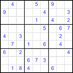 Судоку 9х9 #2559 средний