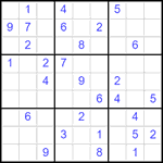 Судоку 9х9 #2563 средний